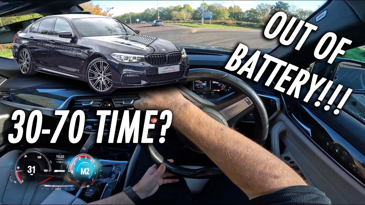 2019 BMW 530E 주행 관점/리뷰 // 배터리가 방전되었습니다!!!
