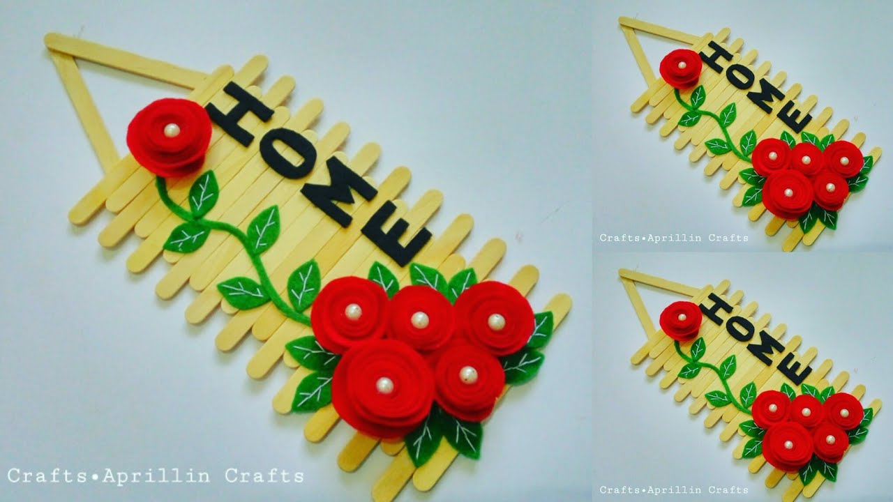 Diy room decor from popsicle stick || popsicle stick crafts