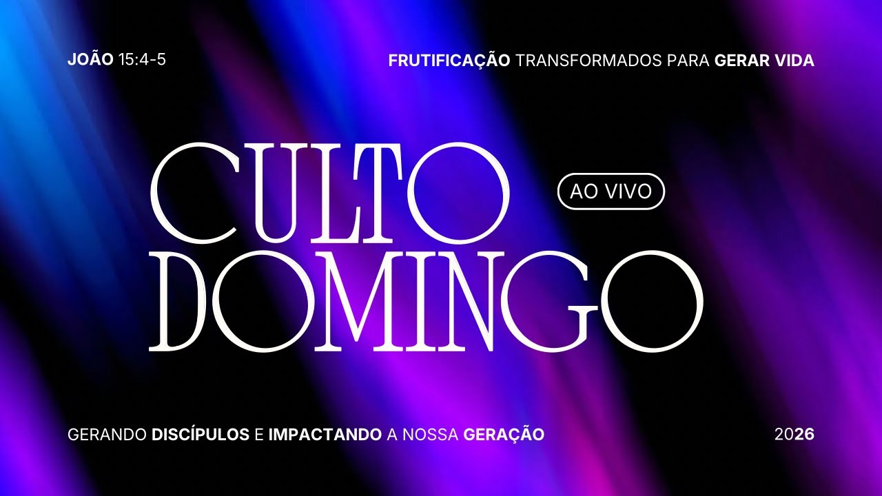 CULTO AO VIVO | PRA. DEBORA SANTANA
