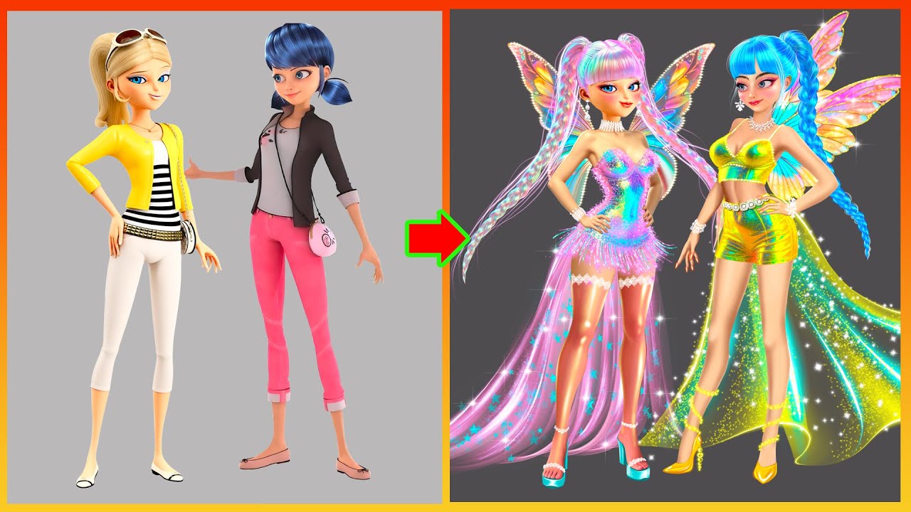 Miraculous Ladybug Chloe Glow Up: From Mean Girl to Colorful Style Icons