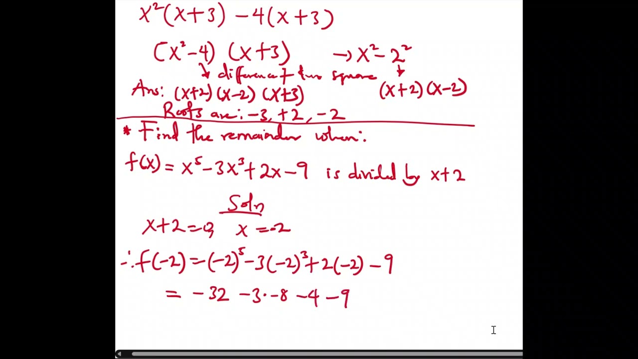 Additional Examples on Polynomials