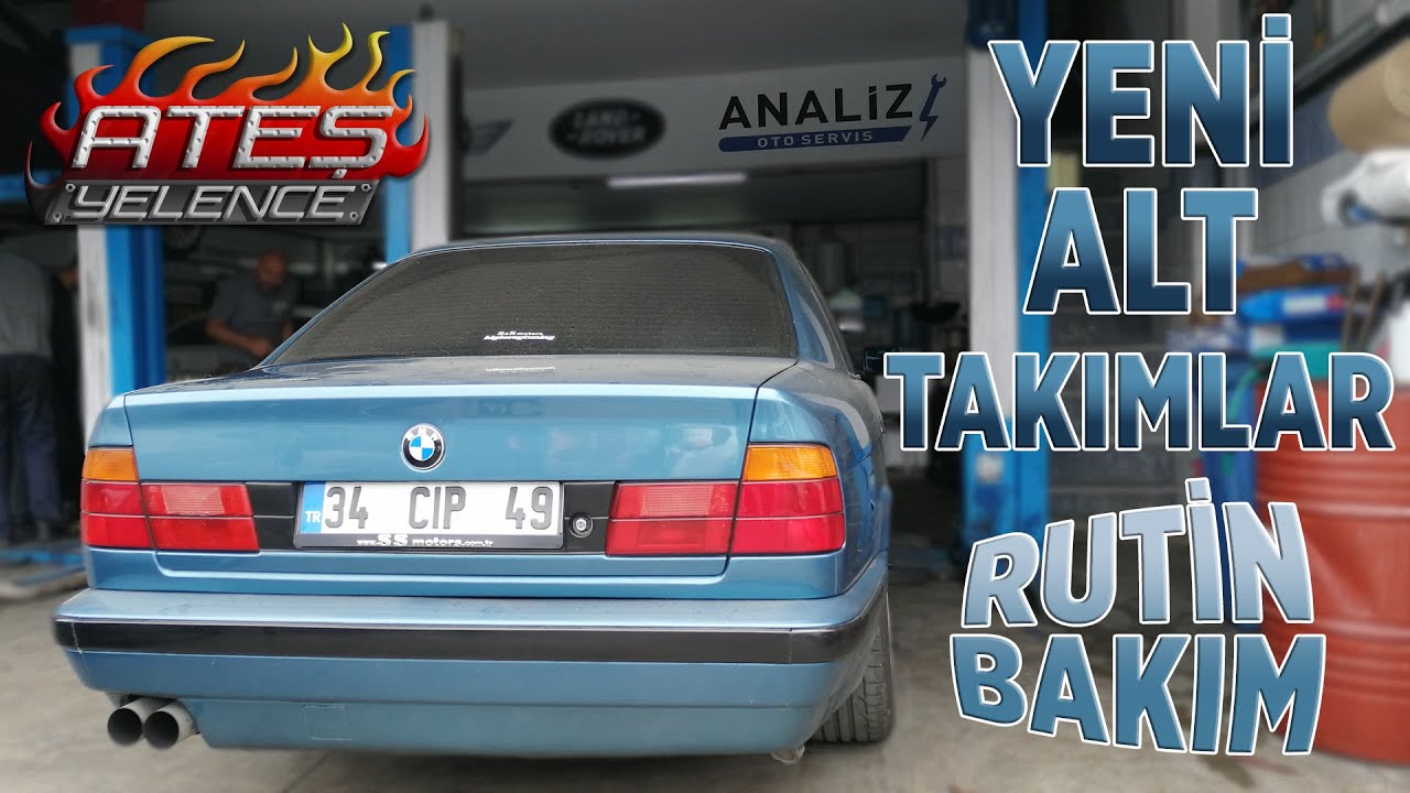13 PARÇA YENİ ALT TAKIM | YOLA ÇIKMAYA HAZIR! | BMW E34 5.20i