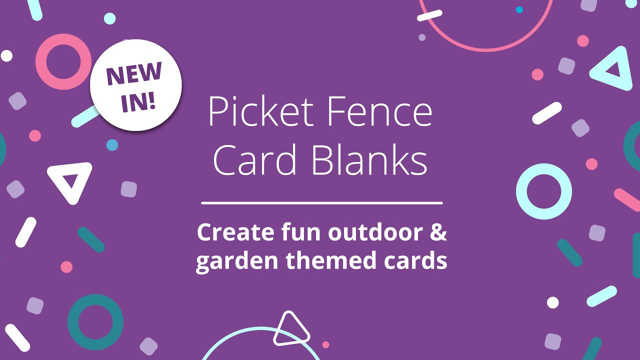NEW! Picket Fence Card Blanks!
