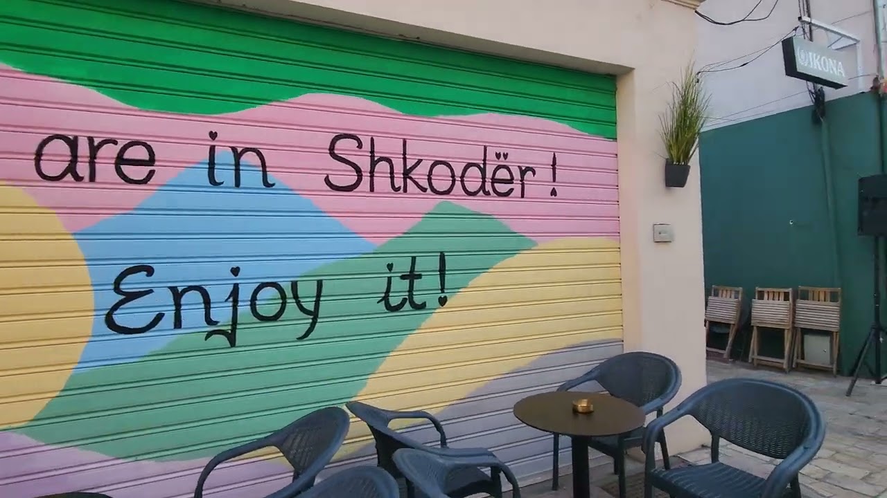 Shkoder, Albania, and its beautiful old town. 