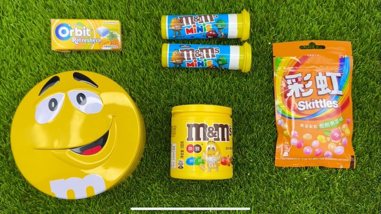 Satisfying Video | M&M's and Skittles Collection Unboxing ASMR