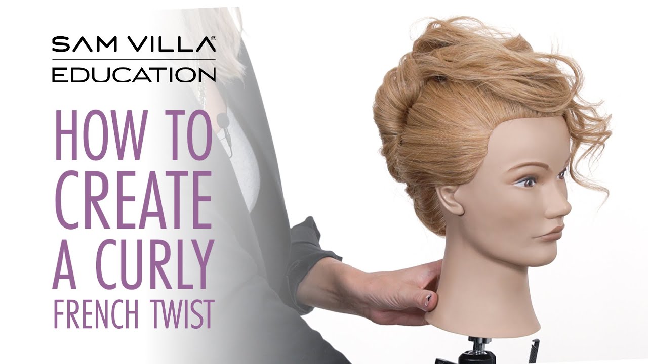 How To Create a Curly French Twist