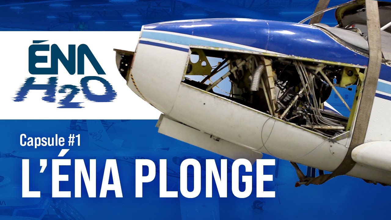 Un avion de l’ÉNA au fond de l’eau!