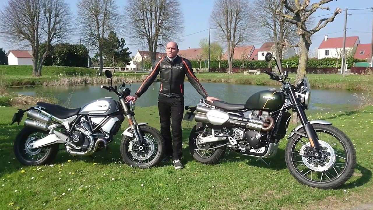 Duel Ducati Scrambler 1100 Special Vs Triumph Scrambler 1200 XC