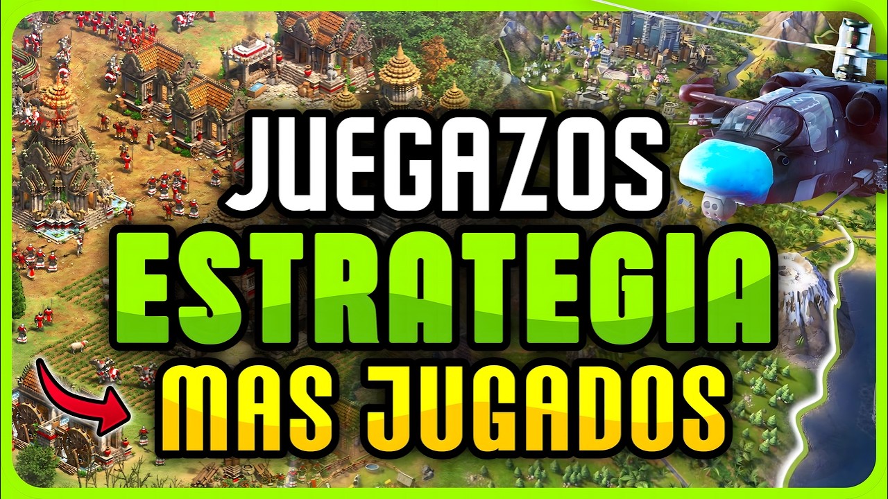 TOP JUEGOS de ESTRATEGIA MÁS JUGADOS! 🏆 Ranking Por Jugadores Activos!