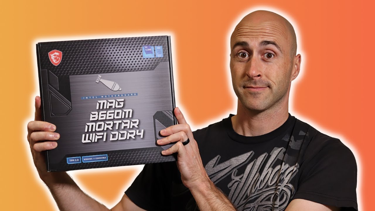 MSI MAG B660M Mortar WiFi DDR4 Unboxing/Review