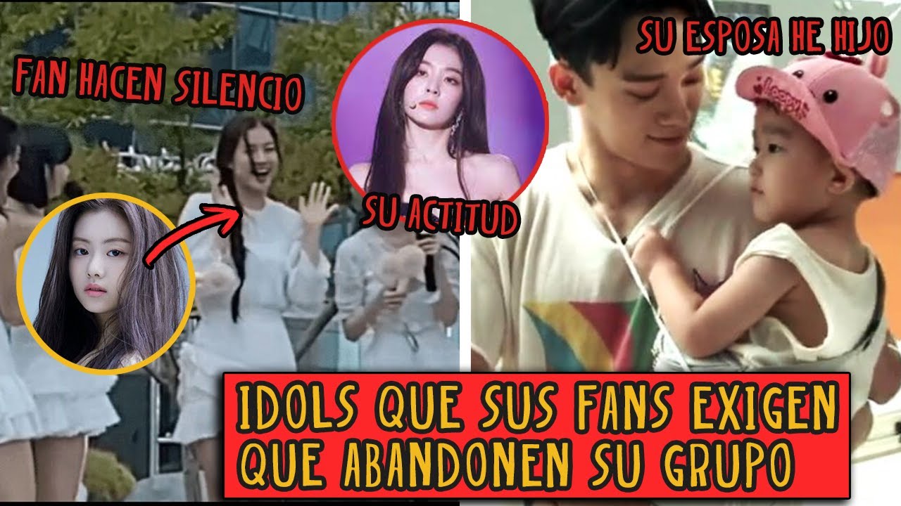 Idols que sus Fans Exigen que ABANDONEN su GRUPO