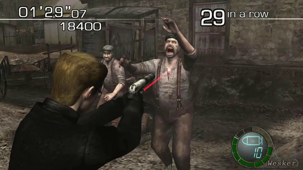 رزدنت ايفل 4 Resident Evil طور المرتزقة the mercenaries ويسكر Albert Wesker القرية 5 نجوم #17