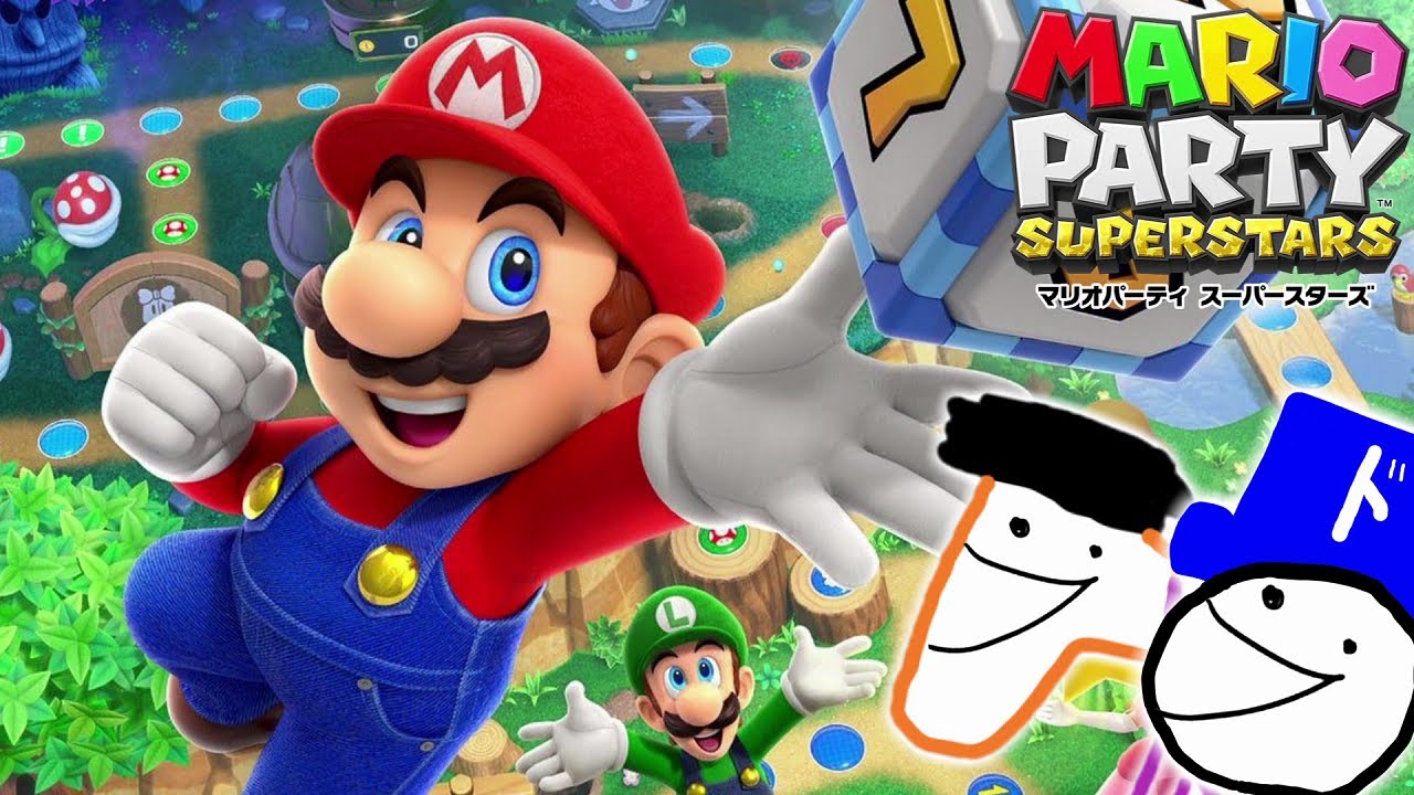 【2人実況】鼓膜破壊系実況者の愉快なパーティーゲーム「マリオパーティ スーパースターズ」前編