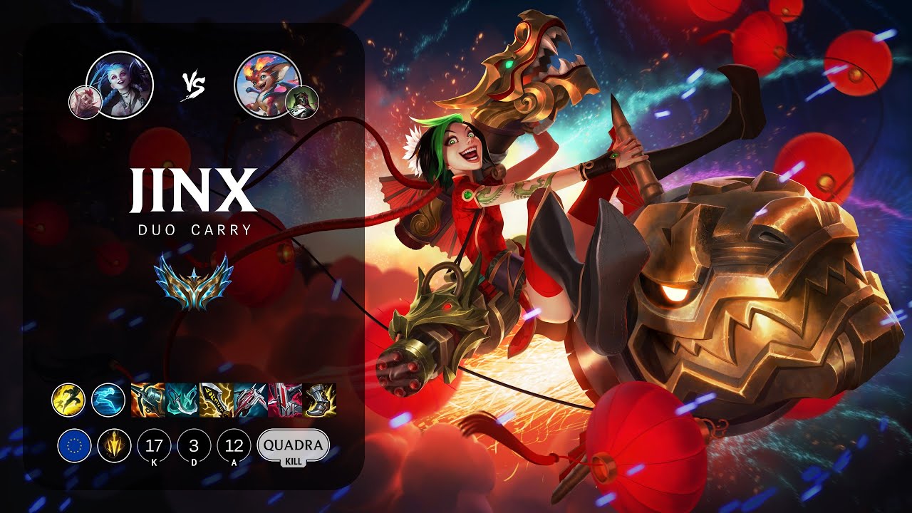 Jinx ADC vs Smolder - EUW Challenger Patch 14.3