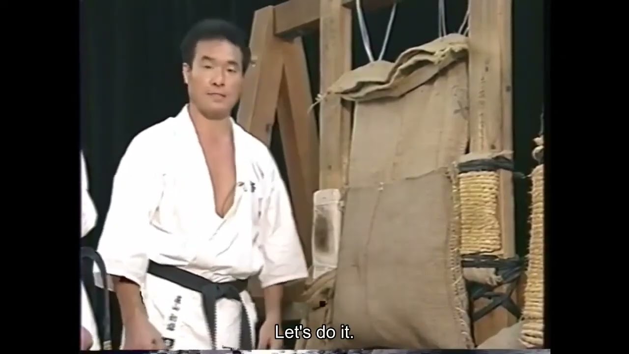 Hatsuo Royama shows Kyokushin's rigorous hand hardening and conditioning regimens in martial arts.