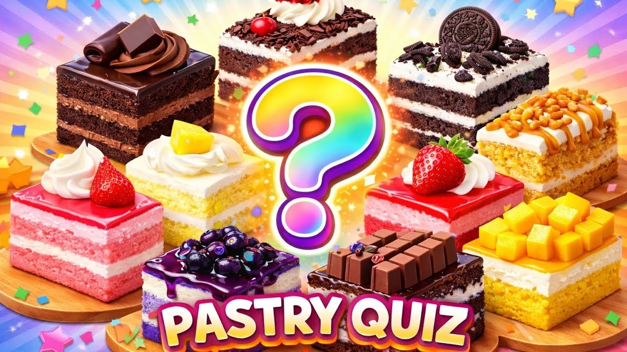 Guess the Pastry 🍰 | Pastry Quiz for Kids | Food Quiz Challenge