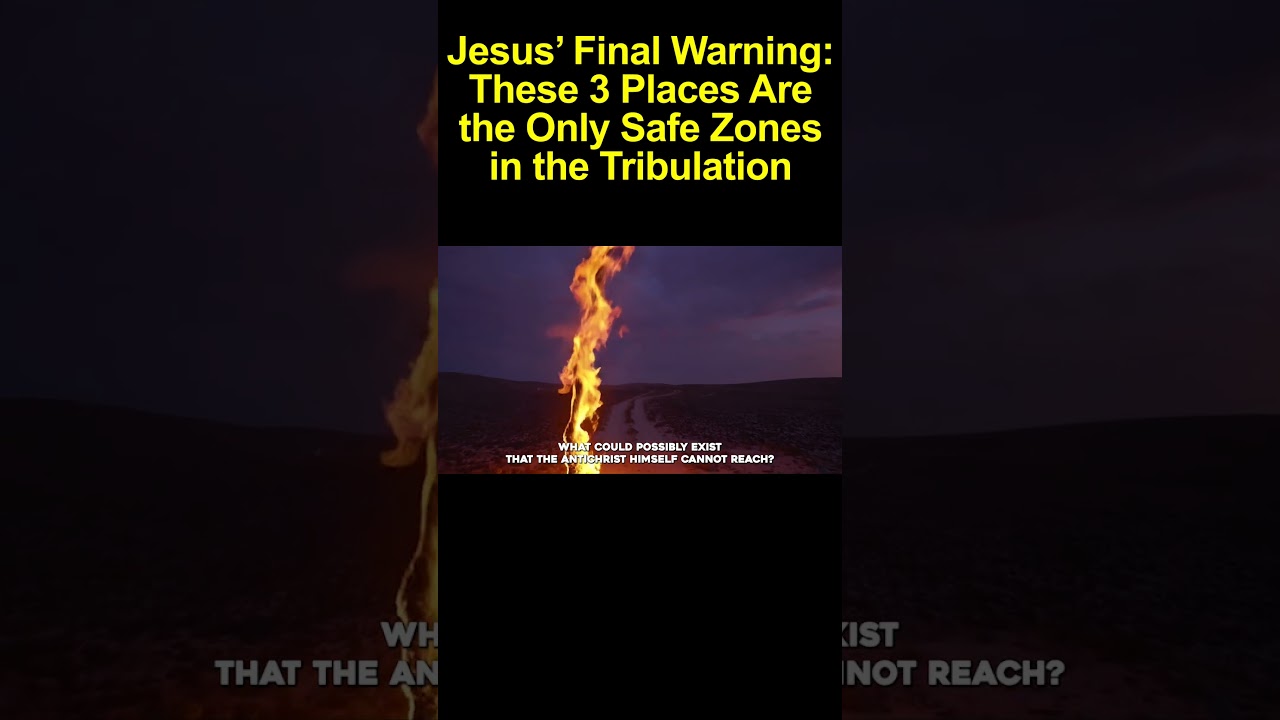 Jesus’ Final Warning These 3 Places Are the Only Safe Zones in the Tribulation