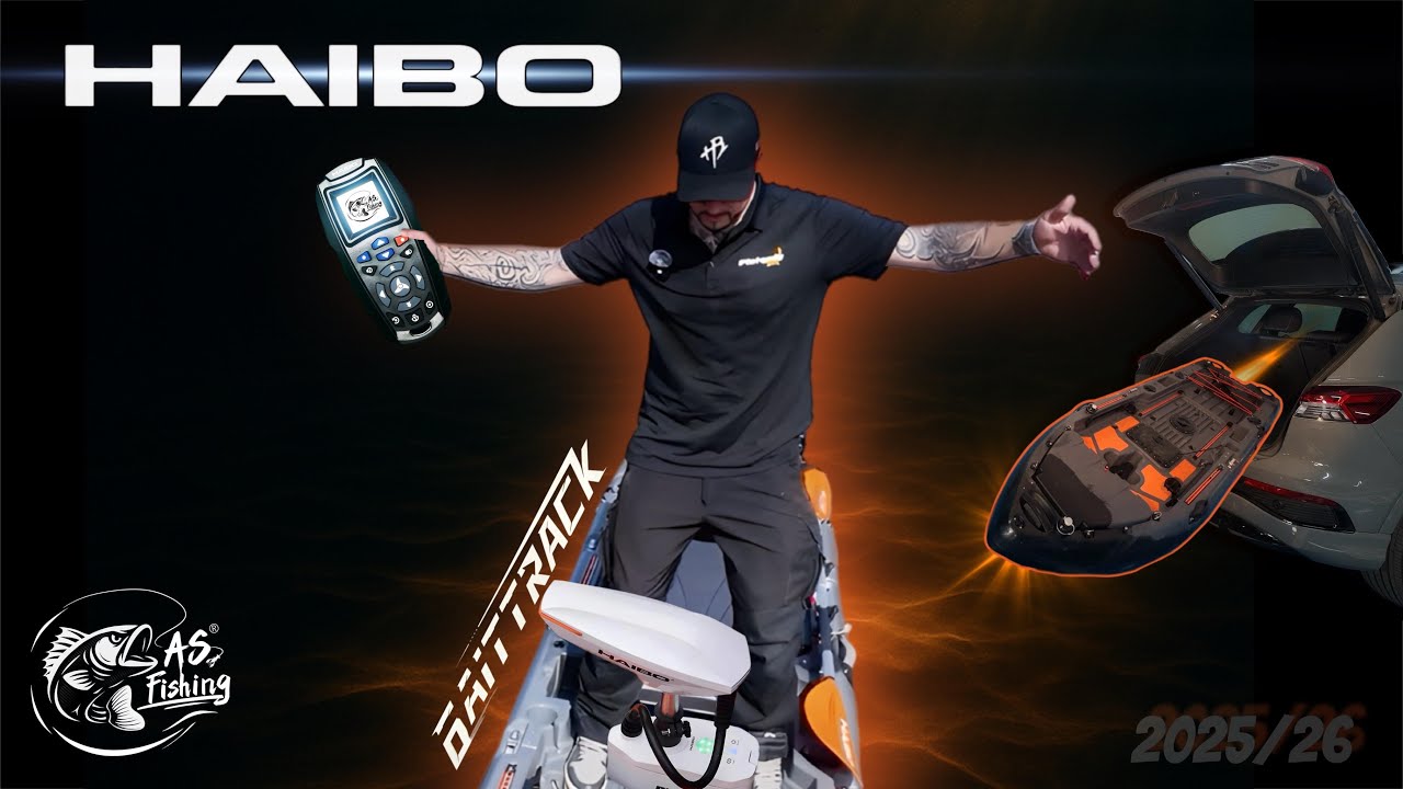 Полный кинематографический показ каяка Haibo Baittrack Fishing Kayak 2025/26
