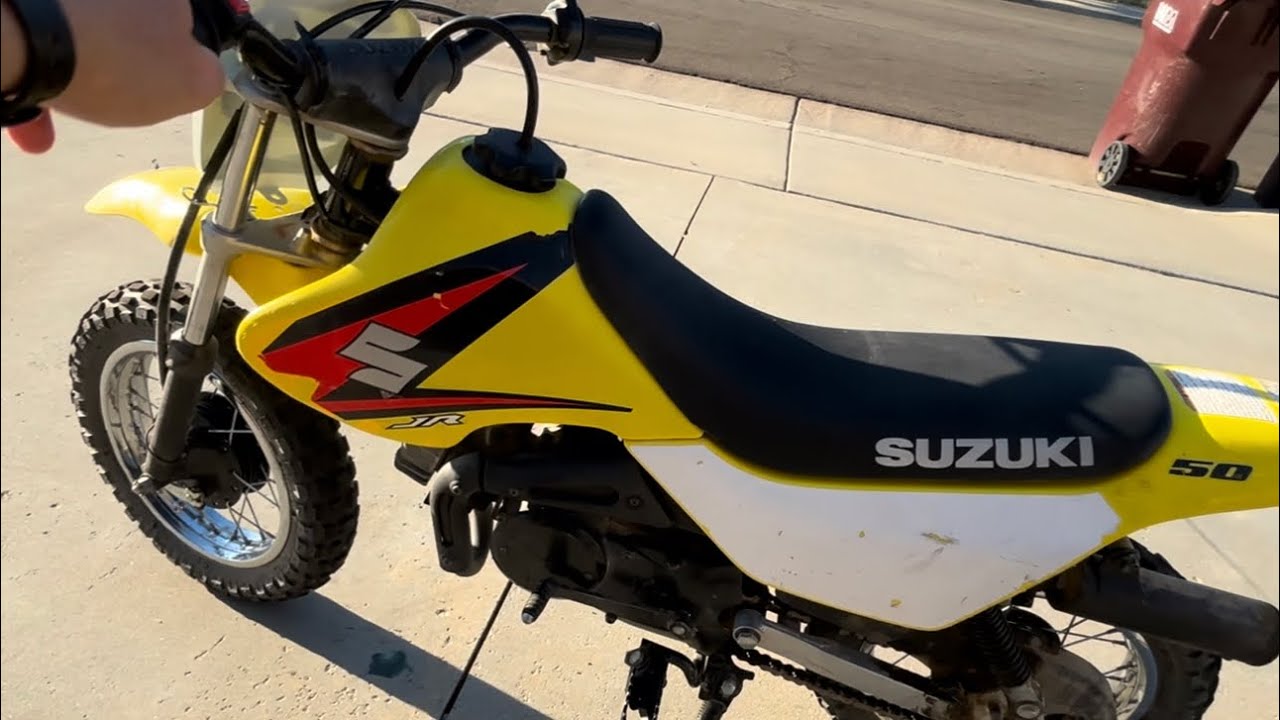 Dirtbike Review, Suzuki JR 50 (two stroke)