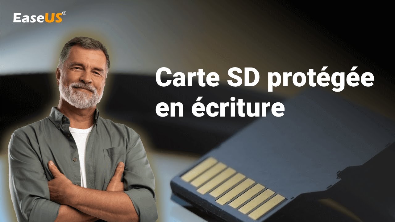 Carte SD protégée en écriture, comment retirer et formater ?