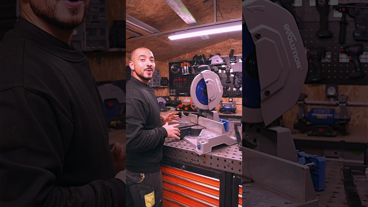 Przecinarka do metalu Evolution S355MCS  #tools #metalwork #metalworking #evolutionpowertools