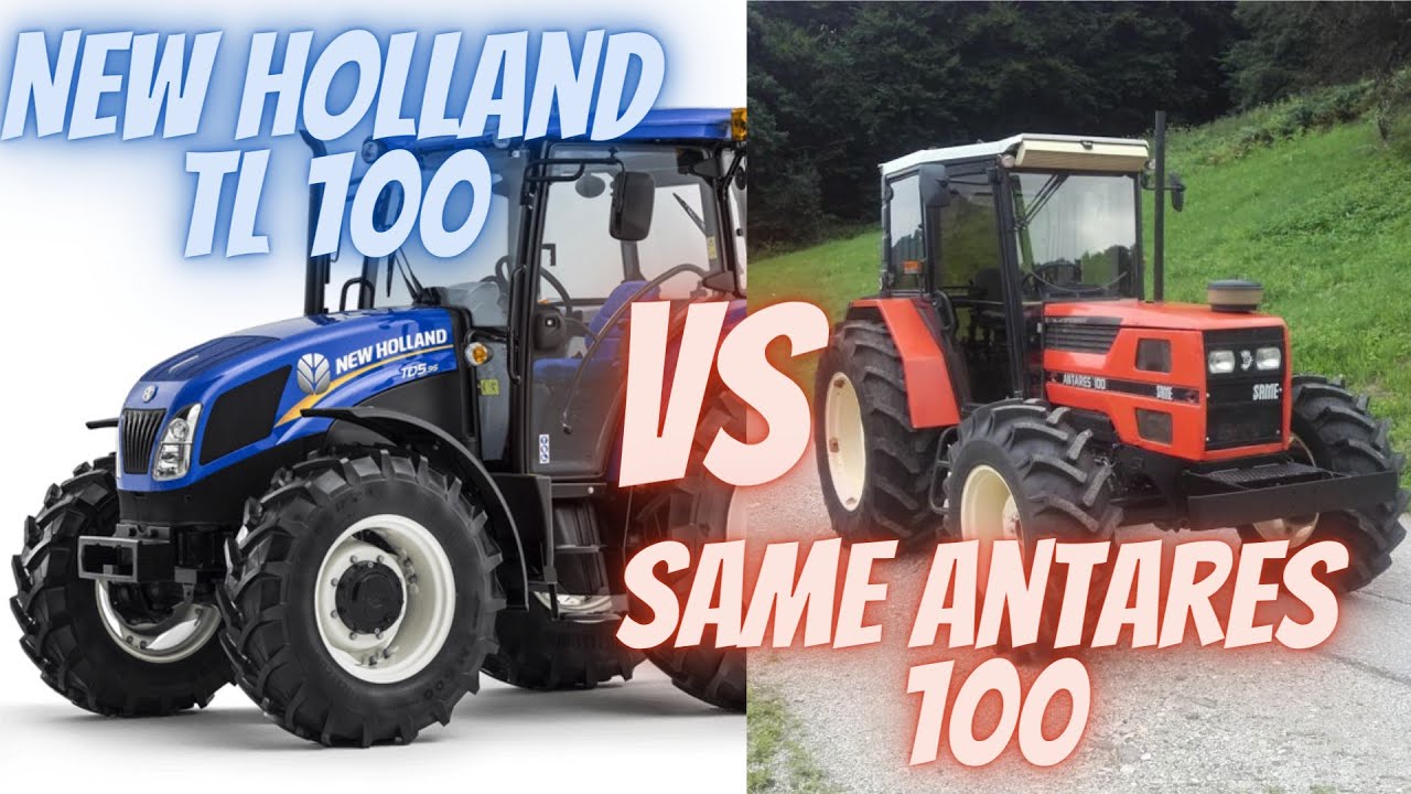 NEW HOLLAND TL 100 VS Same Antares 100 #top #newholland #same