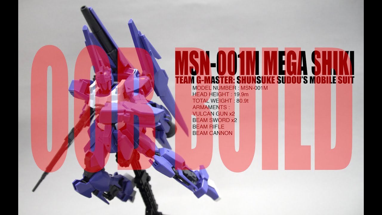 110 - HGBF MSN-001M Mega Shiki (OOB Review)