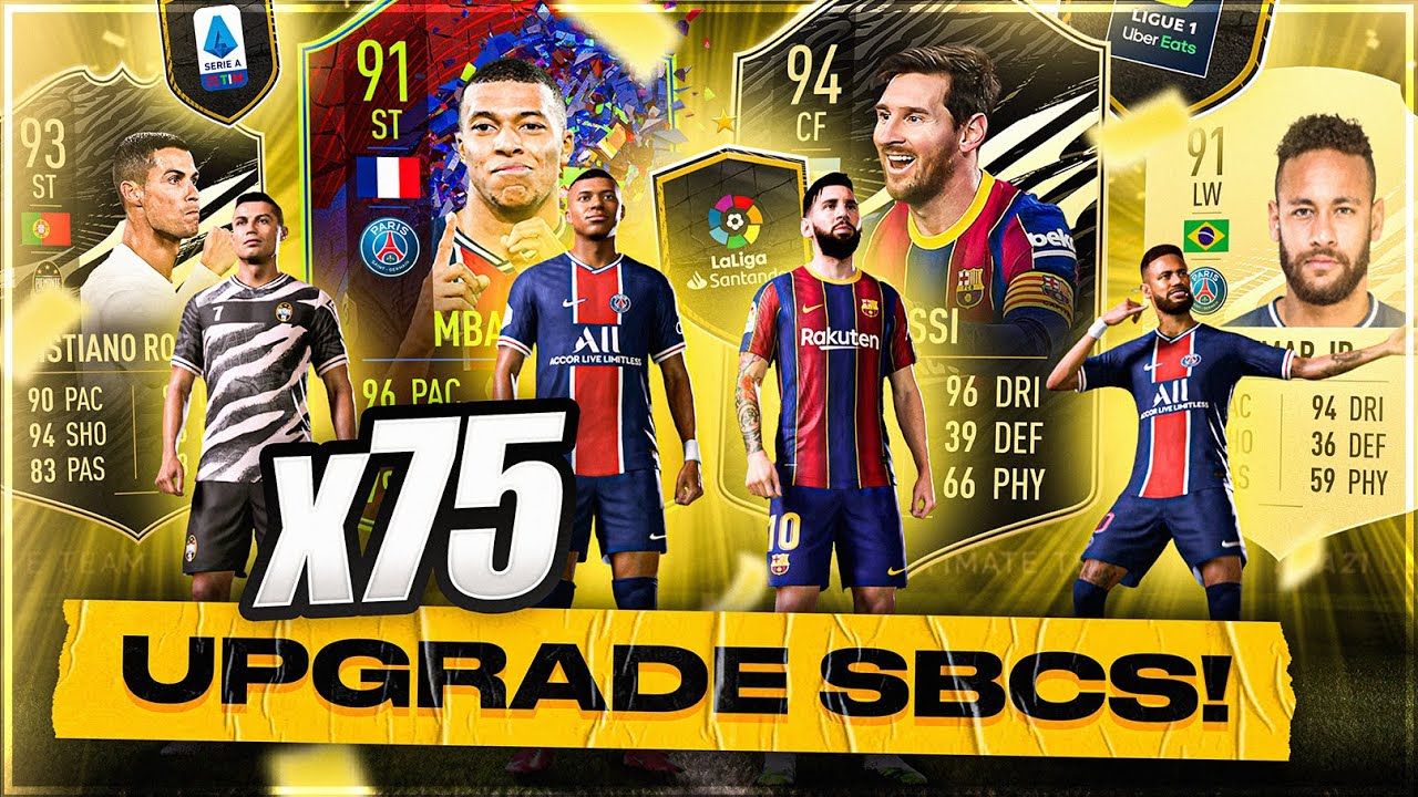 What do you get from 75 Guaranteed 81+ Double Upgrade Packs?