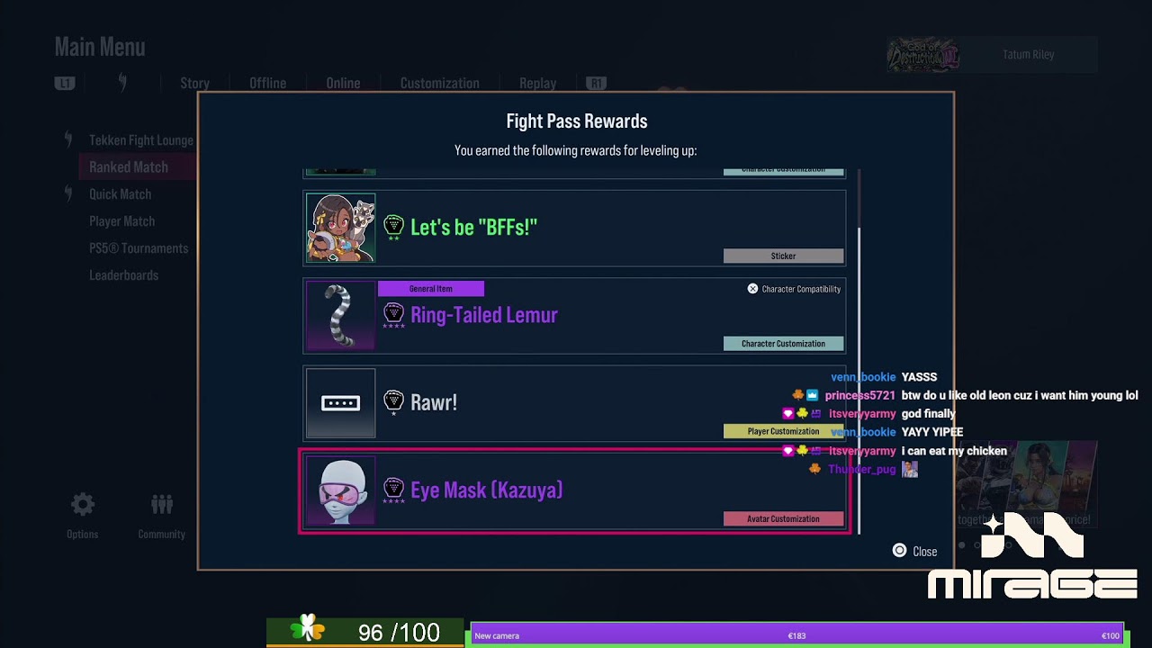 Miary Zo/Asuka ranked ? !coaching