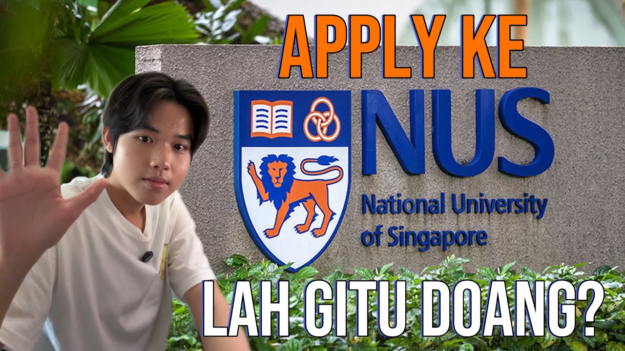 gini caranya daftar ke NUS 🇸🇬 😱 | #sandyourLESSON