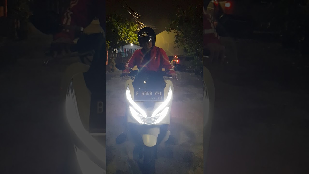 Upgrade Lampu Utama New Honda PCX 2018 menggunakan emiter VRZ & elektrik Leveling