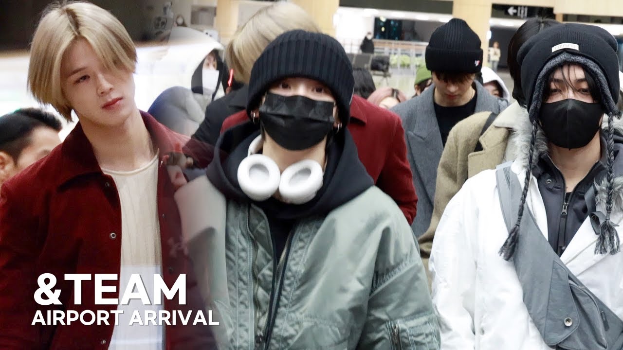 [4K] 앤팀(エンティーム) 김포공항 출국 | &TEAM Airport Departure