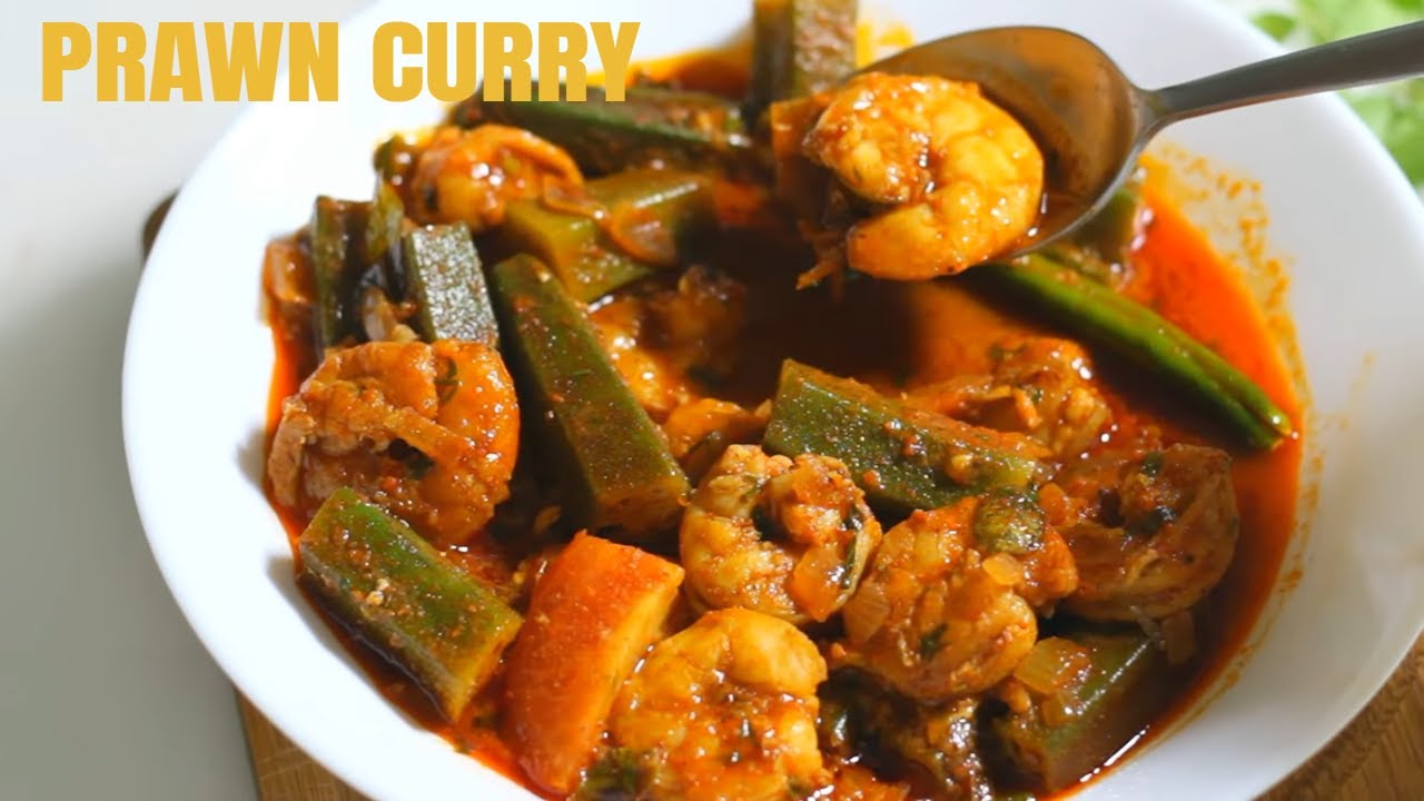 Delicious Prawn Okra Curry | How To Make Prawn Bhindi Curry