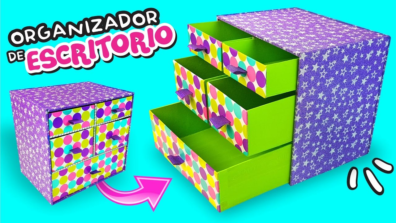 El mejor ORGANIZADOR para ESCRITORIO de Youtube ★ DIY ★ Así o más fácil ★