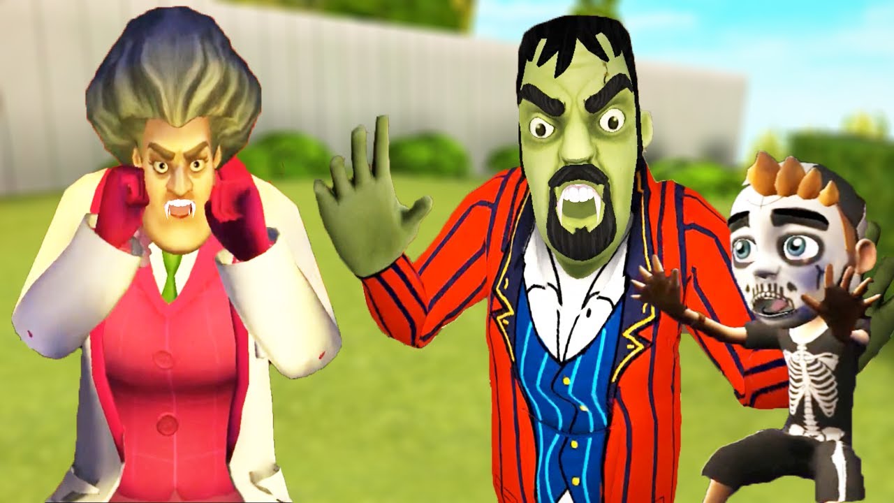 ÇATLAK ÖĞRETMEN VAMPİR OLDU Scary Stranger 3D Oyunu