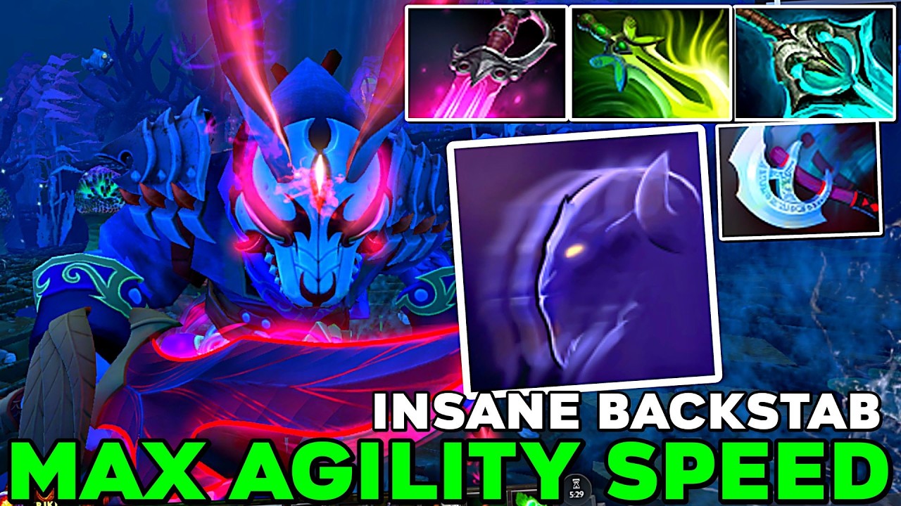 Рикимару Кханда Максимальная скорость ловкости Juke & Dodge Insane Backstab - Dota 2