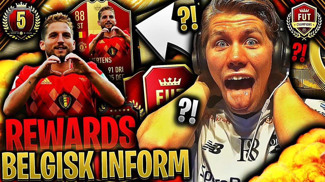 BELGISK INFORM fra FUT CHAMPIONS REWARDS 👹💥 *WEEKEND LEAGUE & PAKKER*