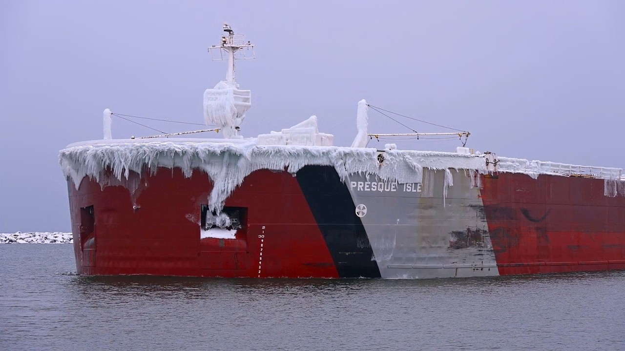 Presque Isle - Return of a Frozen Giant!
