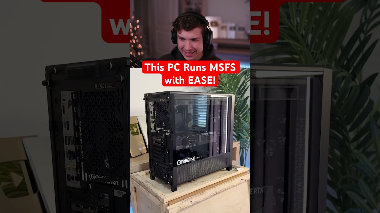 Этот ПК работает с MSFS на частоте более 150 кадров в секунду! (4K + Ultra)
