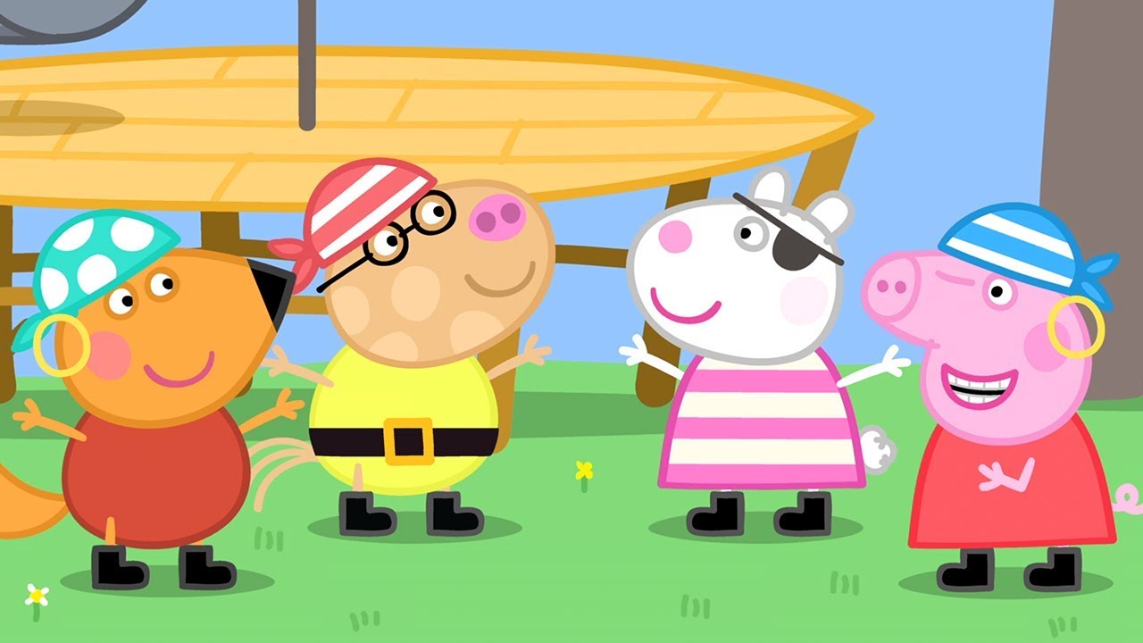 | Peppa Pig And Mandy Mouse's Pirate Treasure Hunt!