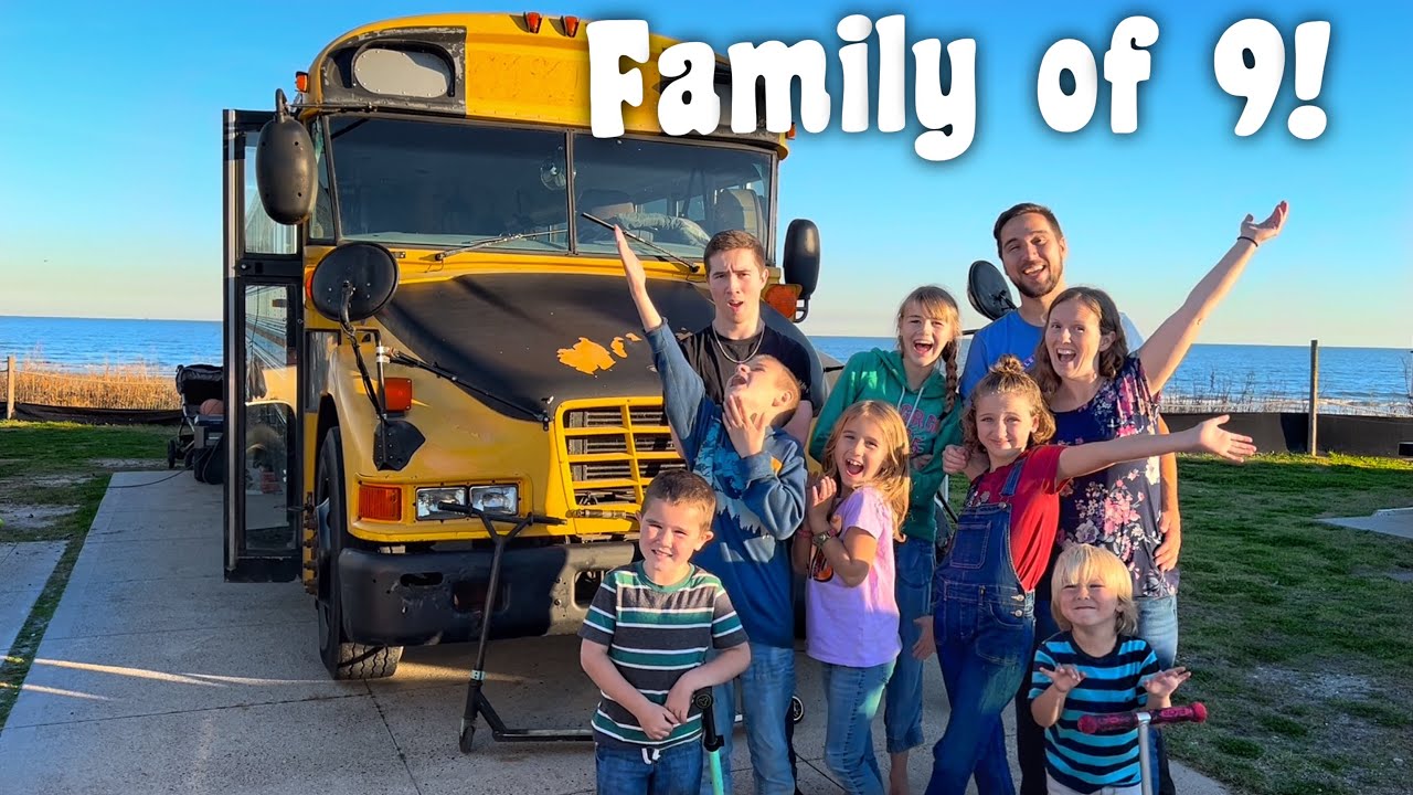Skoolie Bus Tour (for a family of 9!)