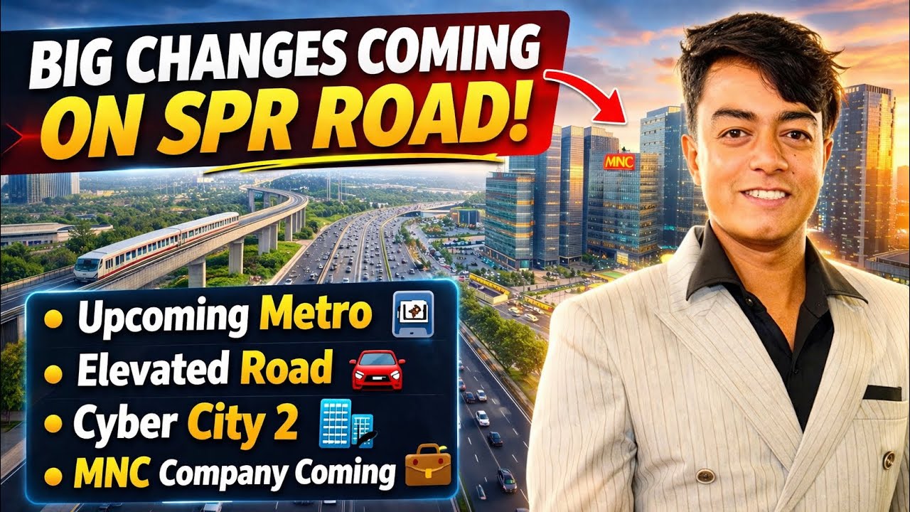 SPR Road Future of Gurgaon 🚀 Metro, Elevated Road & Cyber City 2