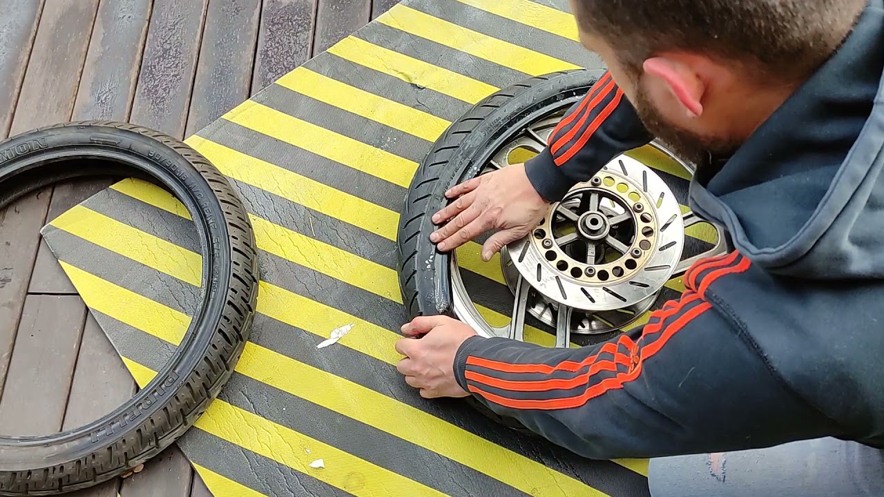 Cambiar Neumaticos en Casa  (se necesita compresor)