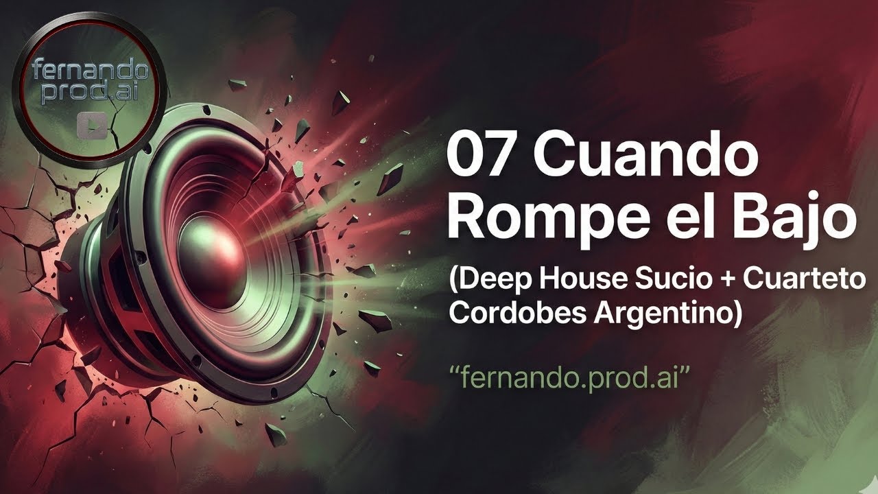 Cuando Rompe el Bajo | Dirty Deep House + Cuarteto Cordobés – AI Music