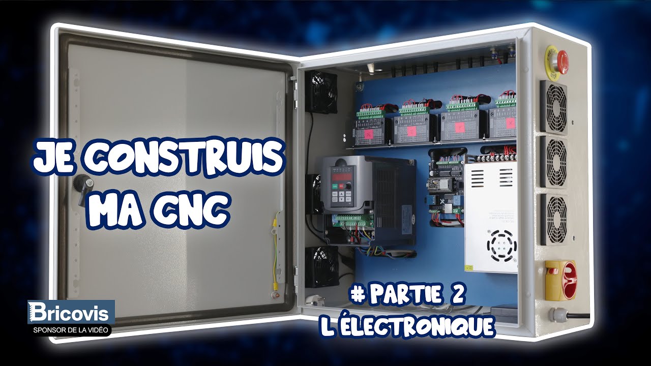 Une CNC DIY dans mon atelier - Partie 2/3 - L'électronique