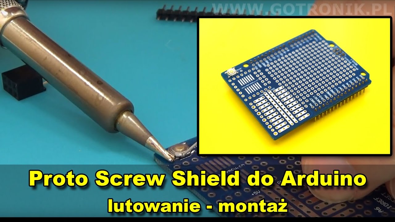 Proto Shield płytka drukowana uniwersalna PCB dla Arduino | PCB-099