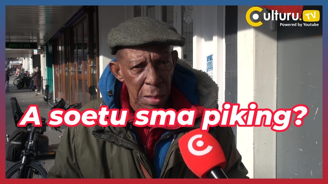 Rotterdam zuid markt, Suriname hoe doet de president het? ,en ook in Nederland zijn er zorgen.