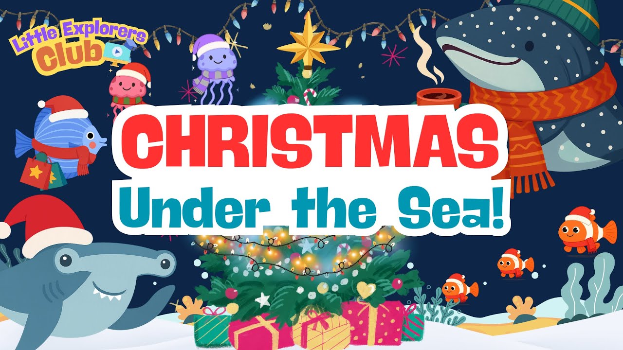 Christmas with Sea Animals 🎄🐢 | Cute Kids Song & Underwater Adventure
