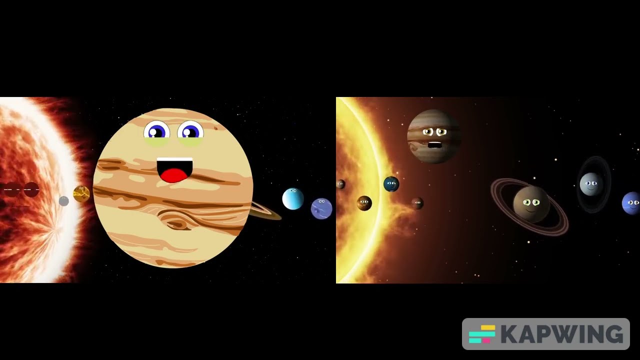 @KLT  8 planets solar system song mashup