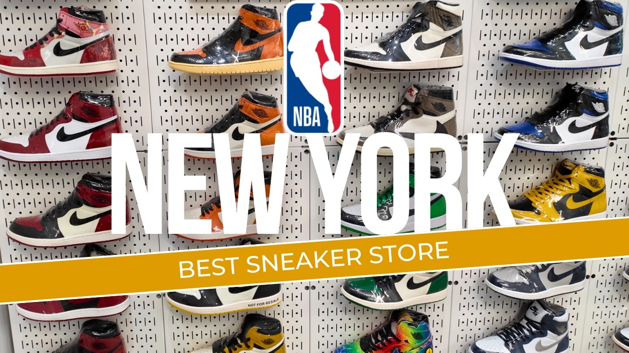 Inside STADIUM GOODS SNEAKER STORE New York City